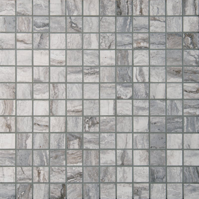 Carreau de mosaïque de plancher et de mur en porcelaine mate 12 po x 12 po Beraldi