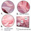 «Pink Tender Twirl Spiral», ensemble d'art mural sur toile-111764667-112015076