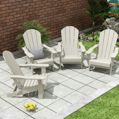 Chaise Adirondack pliante en PEHD Vinnie