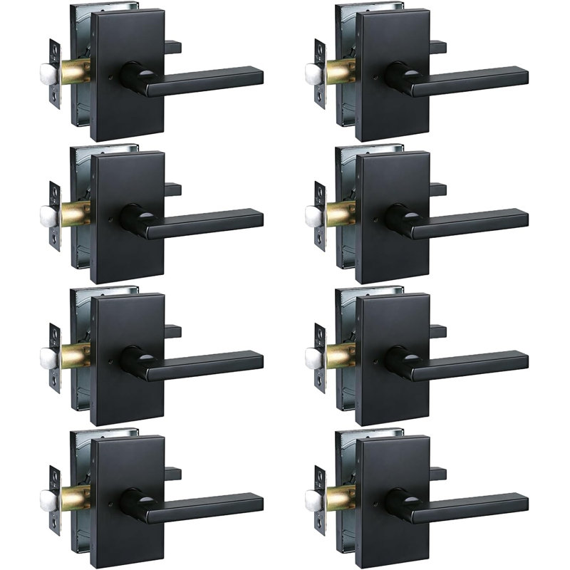 Levier de porte, Noir mat