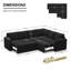 Grand canapé-lit modulaire Seybert-101957147