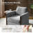 Nicha 31.25W" Modern Down-filled Solid Wood Swivel Barrel Chair-671930154