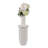 White Modern Ceramic Table Vase For Home Decor, Decorative Flower Vase With Unique Contemporary Design, Perfect For Displaying  Fresh or Faux Floral Arrangements In Any Space, Cream-241178765