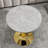 27.6-Inch Gold Coffee Table