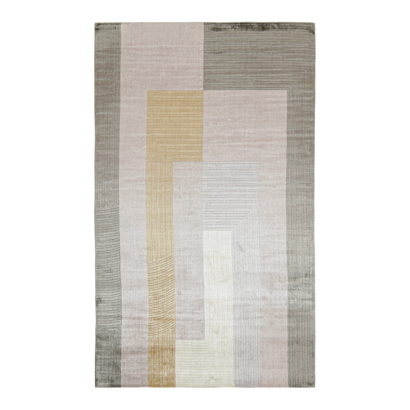 One-of-a-Kind 4'9" X 8' Hand Knotted Area Rug
