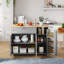 44 cm W Kitchen Cart with-2129795605