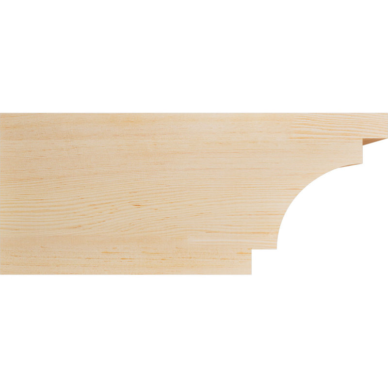 Queue de chevron lisse l 3 3 po x H 10 po x L 24 po, sapin Douglas, Sapin de Douglas, H 10 po x l 24 po x P 3,5 po