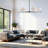 6-Light Chandelier in Matte Black