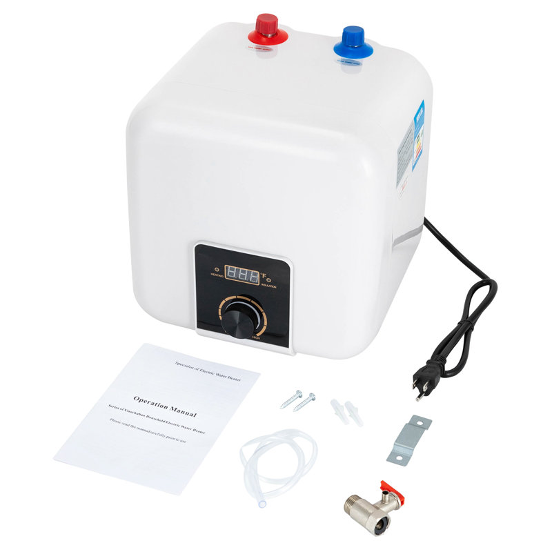 Chauffe-eau électrique 8L avec affichage DEL