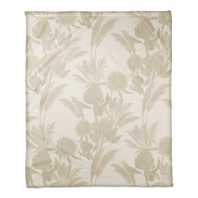 Hand Woven Throw Blanket, Cream