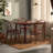 Simple oval vintage dining table-930386103