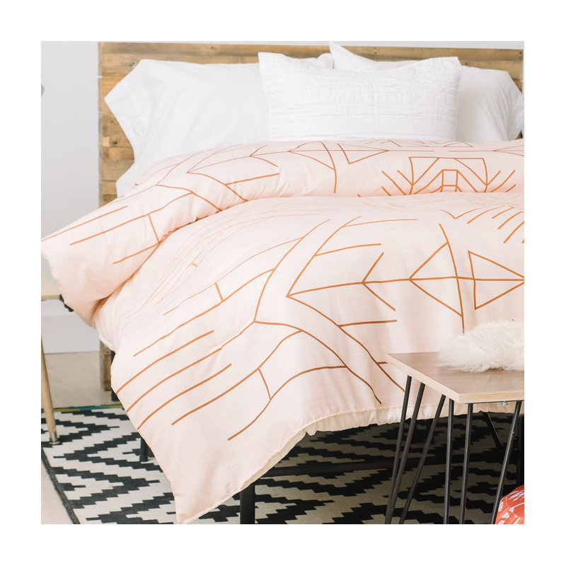 Holli Zollinger Modern & Contemporary Polyester Geometric Shapes Comforter, King Comforter + 2 King Shams