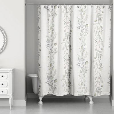 Rideau de douche simple Clementie