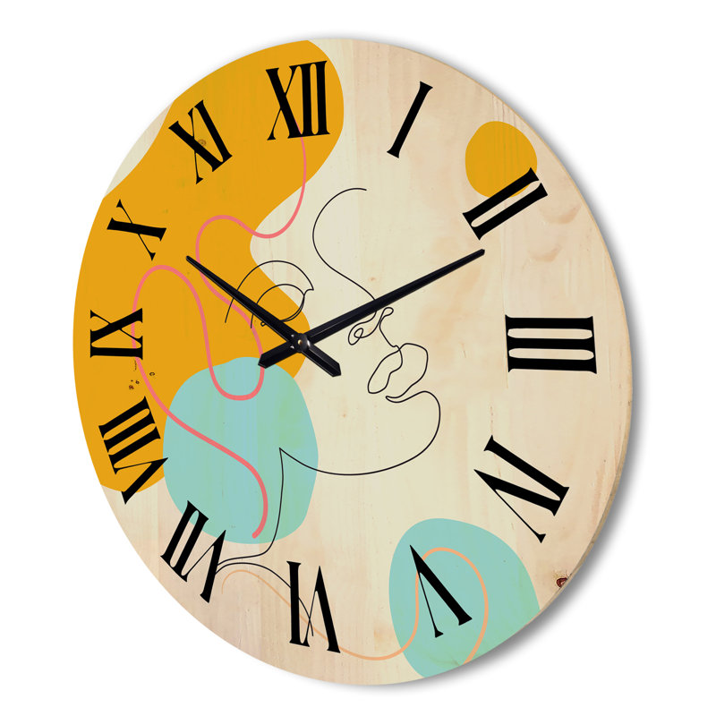 Horloge murale en bois, Grand