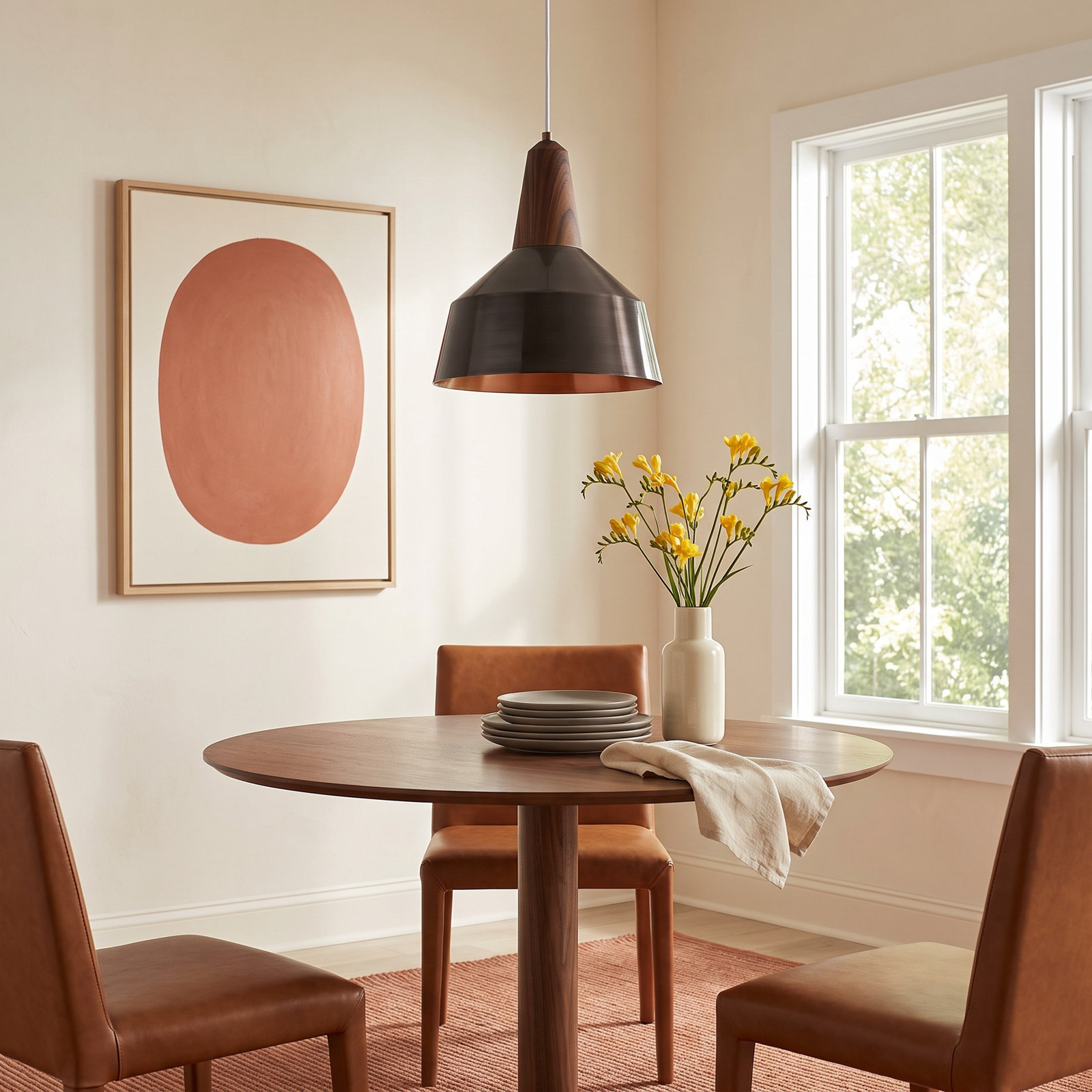 Yozelin Single Light Metal Pendant
