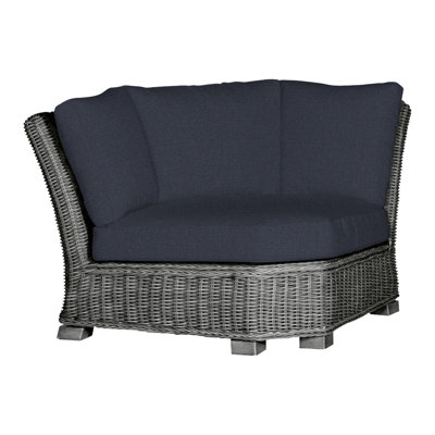 Rustic Woven Sectional Corner
