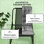 Chaises de véranda, chaises berçantes d'extérieur 2 pièces