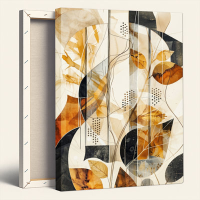 «Gallery Wrap», art mural sur toile pour le salon, la chambre à coucher, le bureau ou le vestibule - décoration murale décorative avec nature abstraite