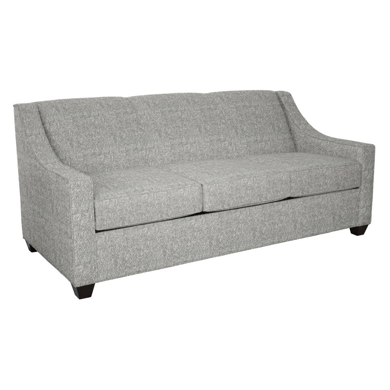 Phillips 76" Sofa Bed with Reversible Cushions, Connelly Dove, Cafelle, Hybrid