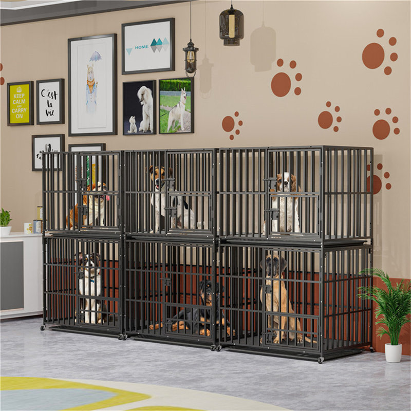 Leitha Stackable Pet Cage, 156.5cm H x 107cm W x 77cm D