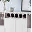 Armoire d'appoint avec support à vin