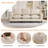 Faux Leather Modular Sectional Sofa, 2, 3 & 4-Seater -1065429581-1065429579