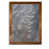 Toile avec cadre brun