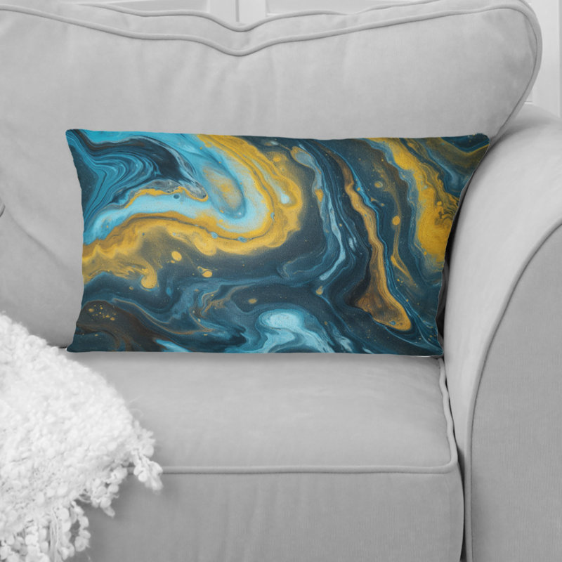 Coussin Agathe Ripple Golden Rivers