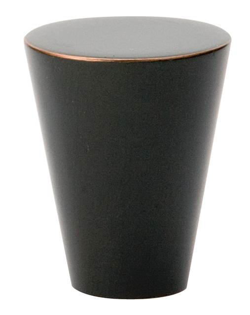 Conical Cabinet Knob, 0.5" H x 0.5" W x 1" D, Oil Rubbed Bronze