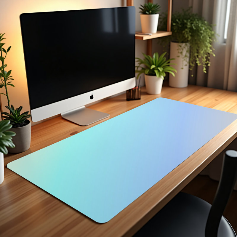 Polyester Desk Pad, 31.5x15.5