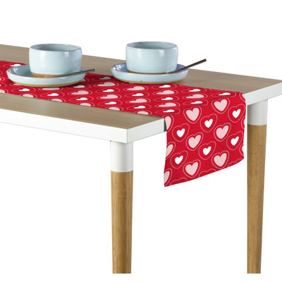 Espinal Geometric Valentine's Day Table Runner