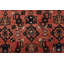 Tapis unique rouge de 3 pi 6 po x 9 pi 7 po