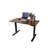 Ik Adjustable Solid Wood Top Metal Base Standing Desk