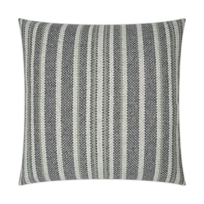 Ernest Pillow Cover & Insert, Graphite, Square 22"