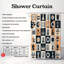 Rideau de douche standard 1 pièce-921443715