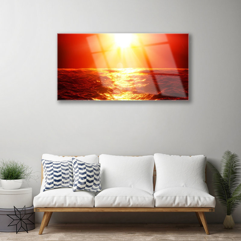 Sun Sea - Unframed Photograph on Glass