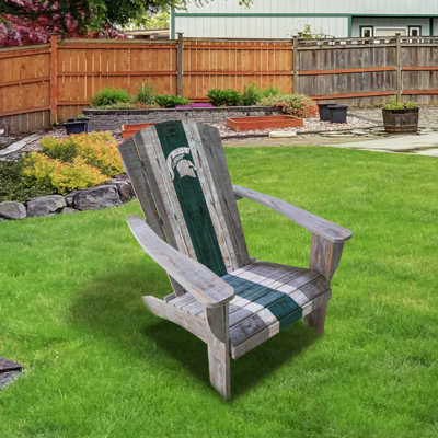 Chaise adirondack en bois ncaa