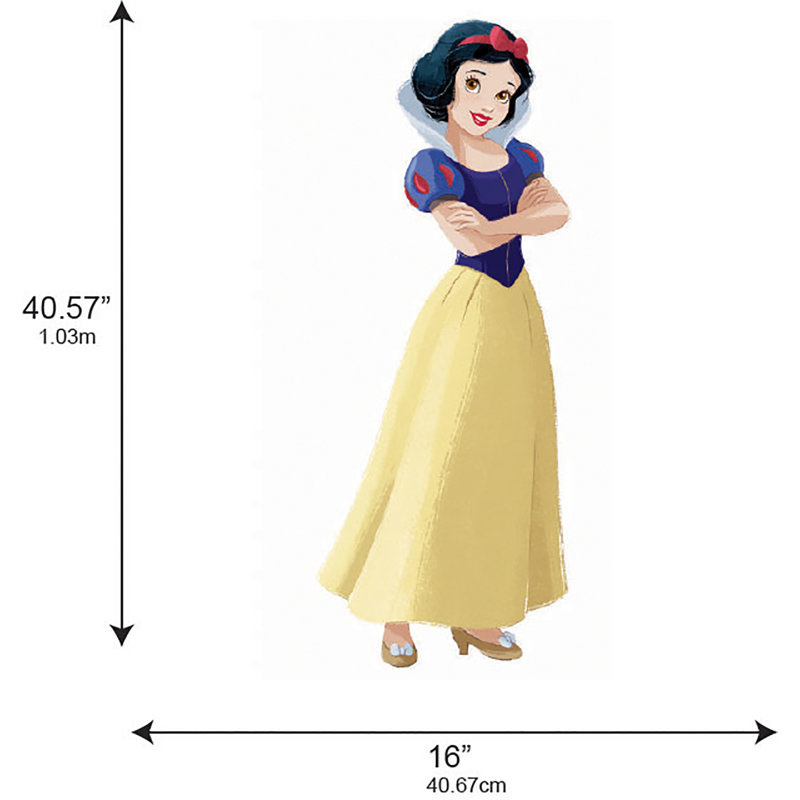 Adhésifs décoratifs Disney blanc neige