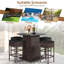 Ensemble de 5 tabourets de bar Patiojoy