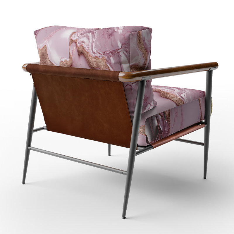 Fauteuil d'appoint Daeschle, Noir, noir, noir, noir