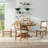 5-Piece Retro Functional Dining Set, 1 Extendable Table With A 16-Inch Leaf And 4 Upholstered Chairs For Dining Room And Kitchen-265702646