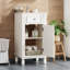 Meuble-lavabo de style français 18 po avec lavabo en céramique et portes à fermeture en douceur Dawson-123512800
