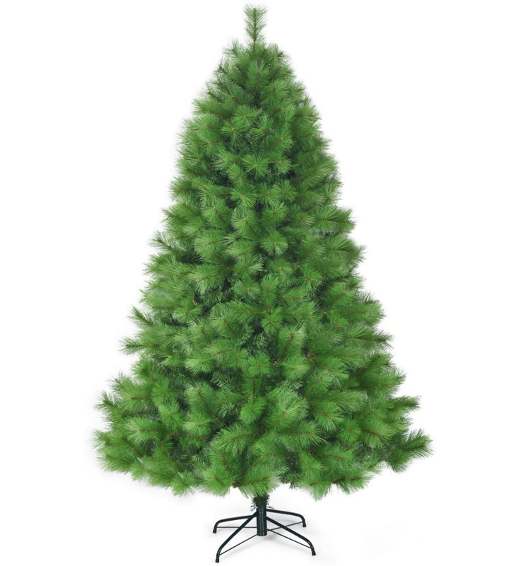 Green Cashmere Christmas Tree, 210cm H x 134cm W x 134cm D