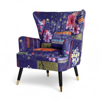 Yair Upholstered Wingback Chair