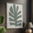 Palm Morph III Framed Print - Solid Wood-1633654837