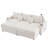 Multifunctional Modular Sofa Sectional With Ottomans-1744963813-1744974983