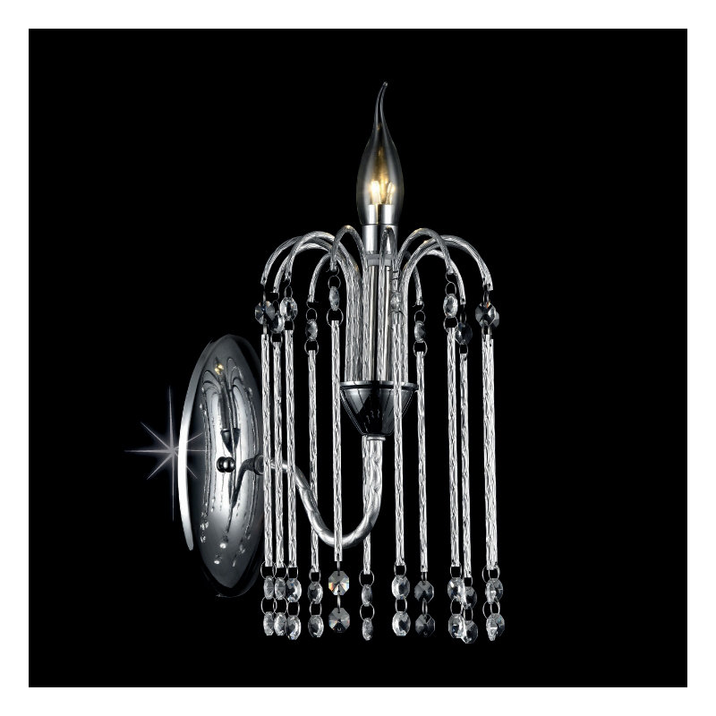 Steel Candle Wall Light