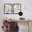  «Gingko Leaves in Layers», ensemble de 2 toiles flottantes encadrées par Carol Robinson-1182865761-1182865762