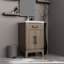 Meuble-lavabo simple en chêne gris, 20 po L 18 po x P 18 po, avec comptoir en acrylique, robinet, comptoir de meuble-lavabo et miroir de 20 po et 18 po, inclus-1769962613