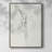 Neutral Iris Sketch II Framed Print - Solid Wood-456752107